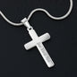 Father's Day Gift From Daughter/Son-Personalized Engraving-Lips of a Child-Sun-Christian Cross Necklace