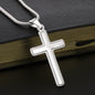Father's Day Gift From Daughter/Son-Personalized Engraving-Lips of a Child-Sun-Christian Cross Necklace