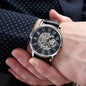 Father's Day Gift From Daughter-Men's Openwork Watch-You Mean the World to Me-Love