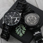 US Army Black Chronograph Watch