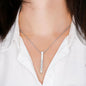 Mother's Day Gift for Mom-You Gave Me Life IX- Roman Numeral Stick Necklace
