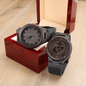 Engraved Wooden Watch - US Marines Man's Watch