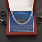 Fathers Day Gift From Mom - Chain Necklace - Family Tree