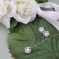 Mother's Day Gift-Lips of a Child-Sunset-Love Knot Necklace & Earring Set