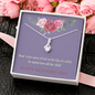 Mother's Day Gift-Lips of a Child-Red Rose-Alluring Beauty Necklace