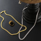 Father's Day Gift from Wife - Cuban Necklace - Leather look