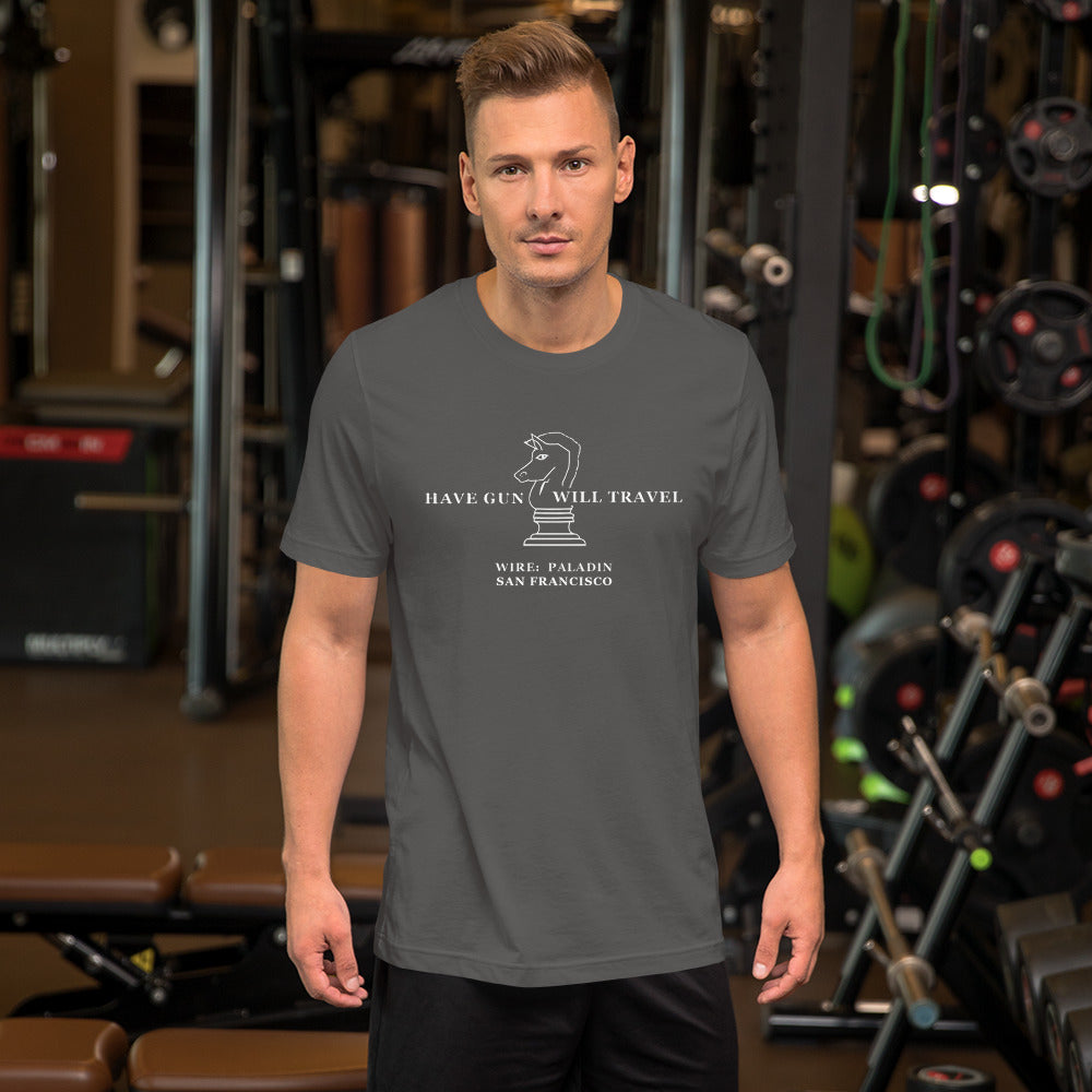 Have Gun Will Travel - Paladin White Image T-Shirt